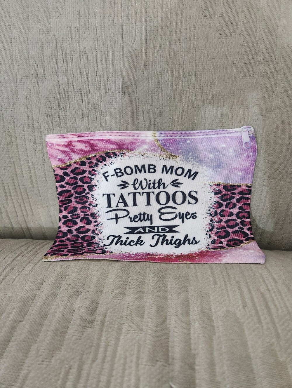 🎉 Mom With Tattoos Makeup Bag
